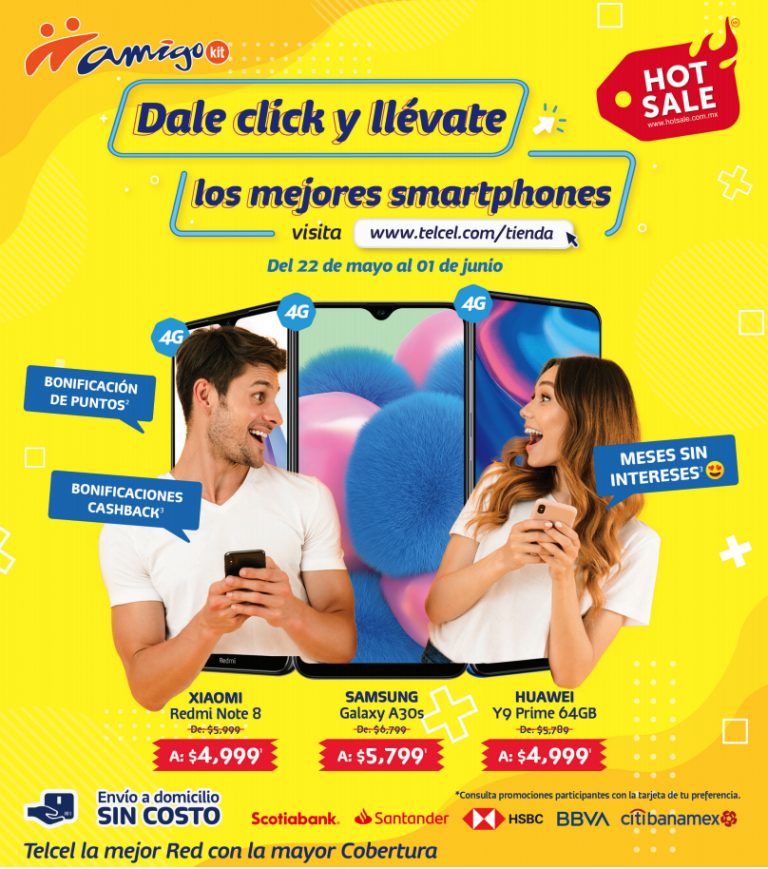 mejores smartphones en tienda en línea de Telcel Aprovecha el HotSale en Telcel