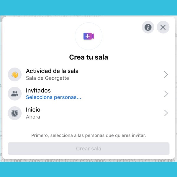 Cómo se utilizan las salas de videollamadas de Messenger Rooms