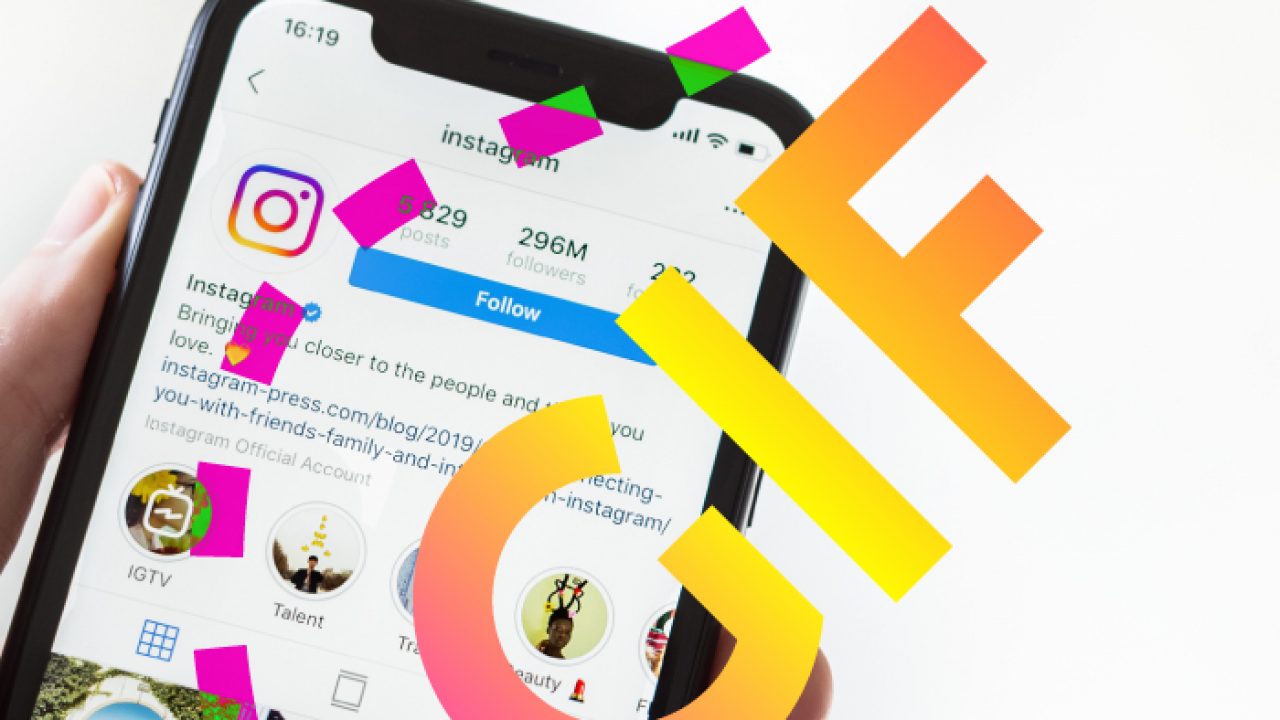 Cómo crear tus propios GIF para historias de Instagram