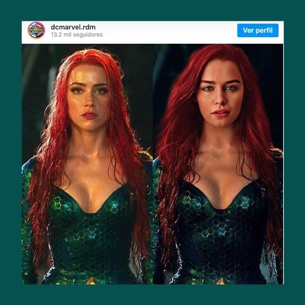 Emilia Clarke como Mera en Aquaman 2