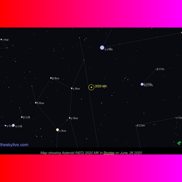 Asteroide se acerca este 27 de junio a la Tierra, sigue trayectoria en tu celular 