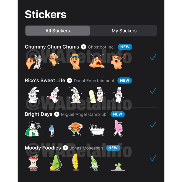 Stickers animados WhatsApp