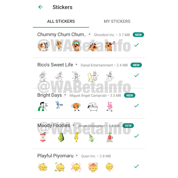 Stickers animados WhatsApp