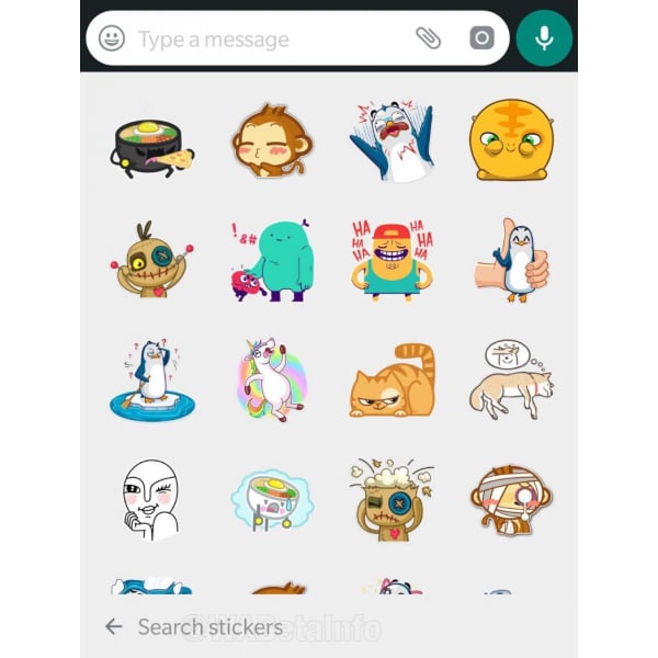 Buscador de stickers WhatsApp