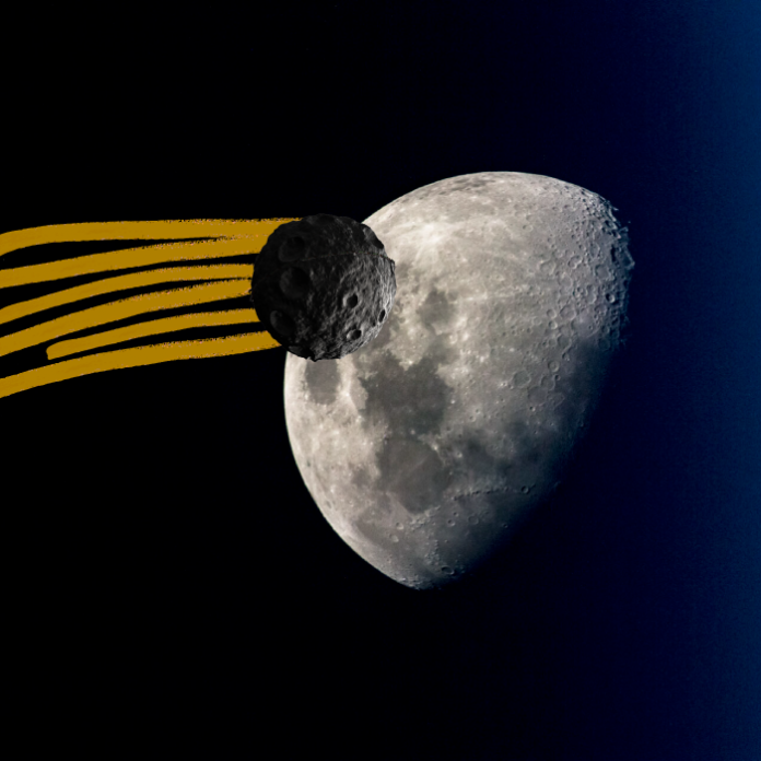 Video del asteroide que choca con la Luna