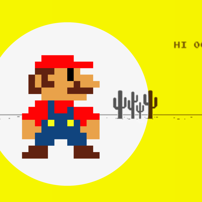 Cómo cambiar al dinosaurio del juego de Google Chrome por Mario