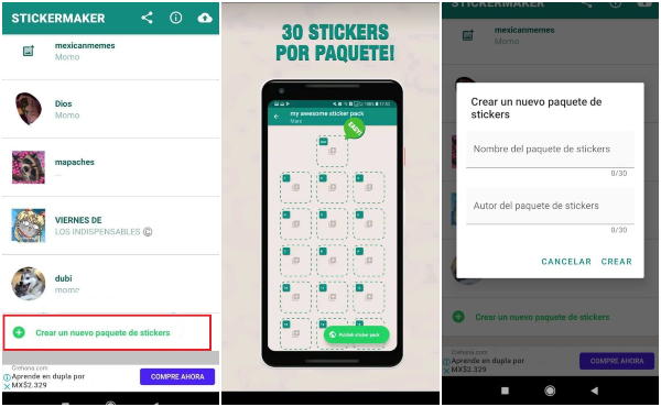Organizar stickers WhatsApp
