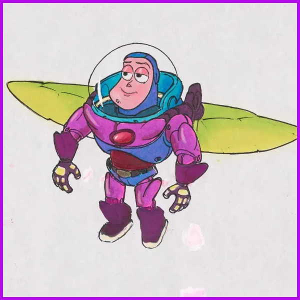 rimeros bocetos de Buzz Lightyear