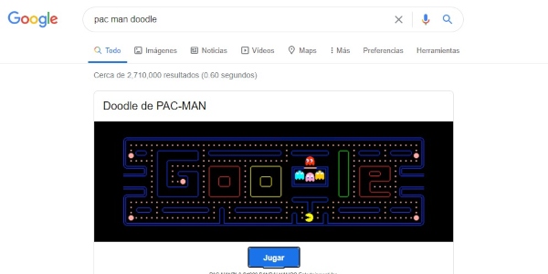 Secretos trucos Google pacman doodle