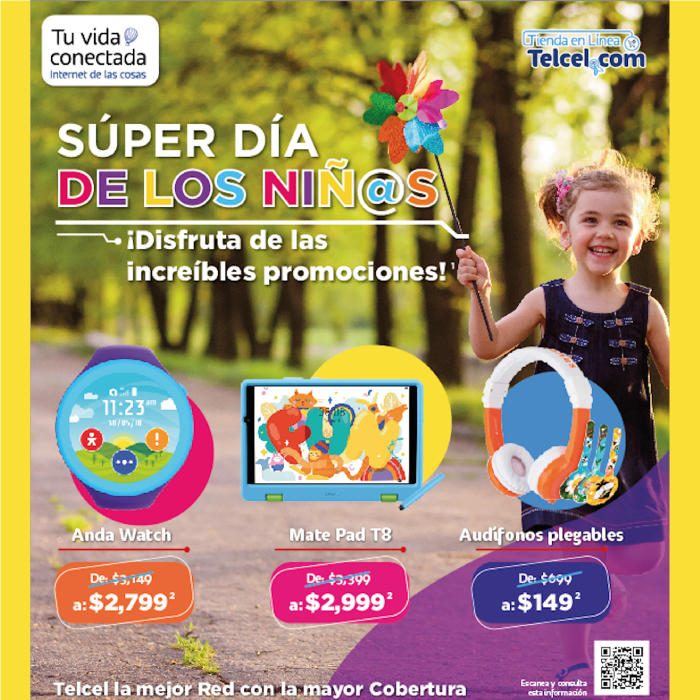 Súper Día del Niño promociones Telcel 