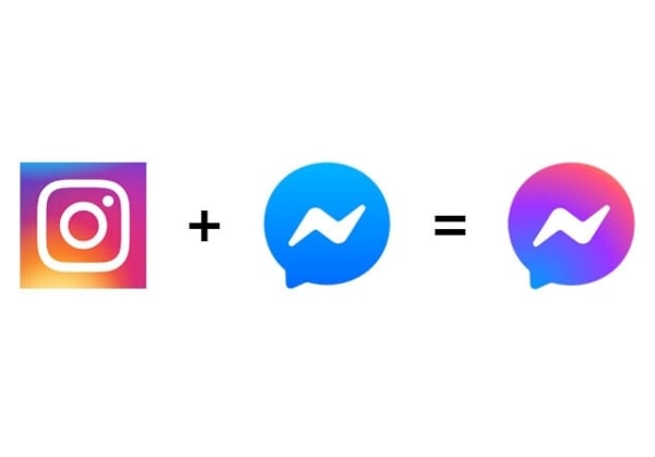 Nuevo logo Messenger Instagram 