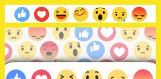 reacciones de facebook en whatsapp web