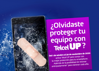 Ahora puedes proteger tu celular con Telcel UP extemporáneamente
