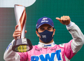 todos los podios de checo perez