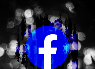 logo facebook modo oscuro en celulares