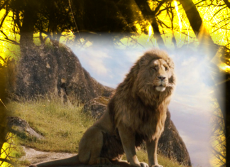 Aslan león en Las Crónicas de Narnia