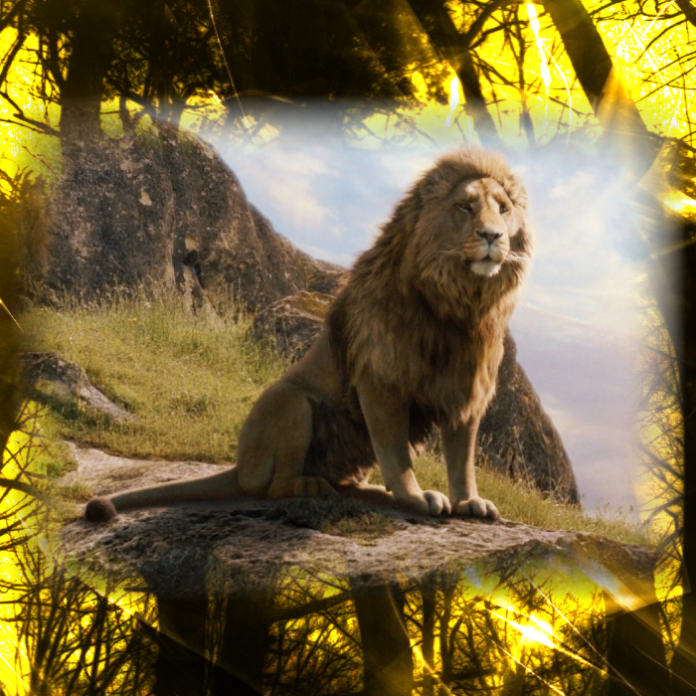 Aslan león en Las Crónicas de Narnia