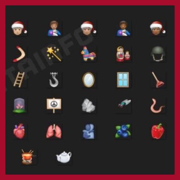 nuevos emojis de navidad de whatsapp