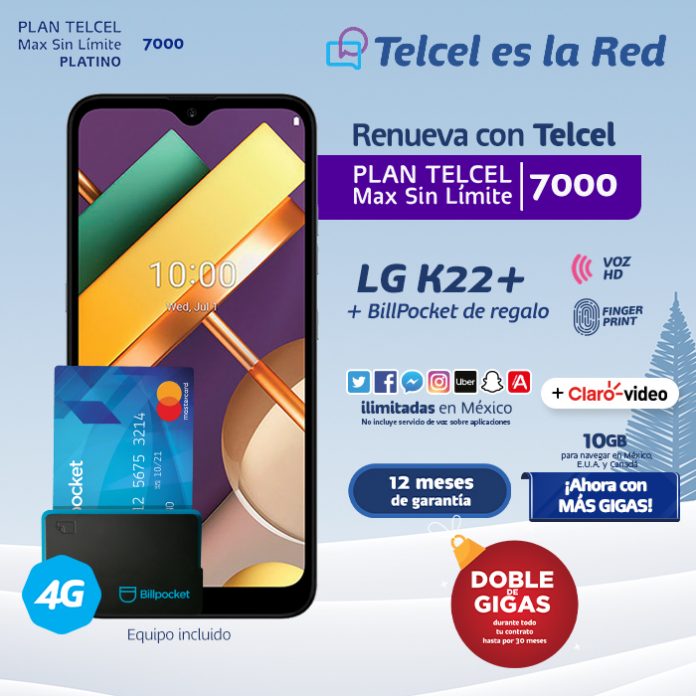 Planes para Navidad Telcel LG