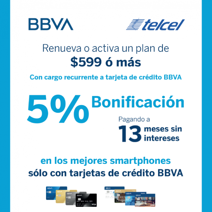 BBVA Bancomer promoción Telcel