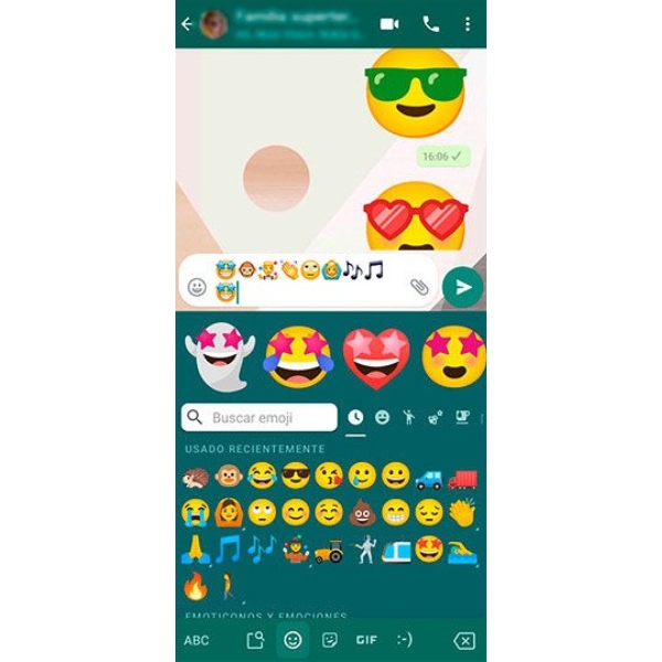 WhatsApp emojis combinados stickers 