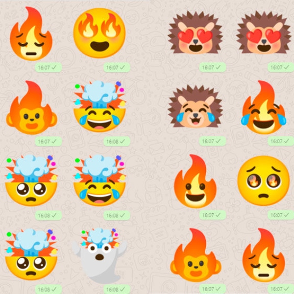 Combinaciones de emojis WhatsApp Emoji Kitchen 