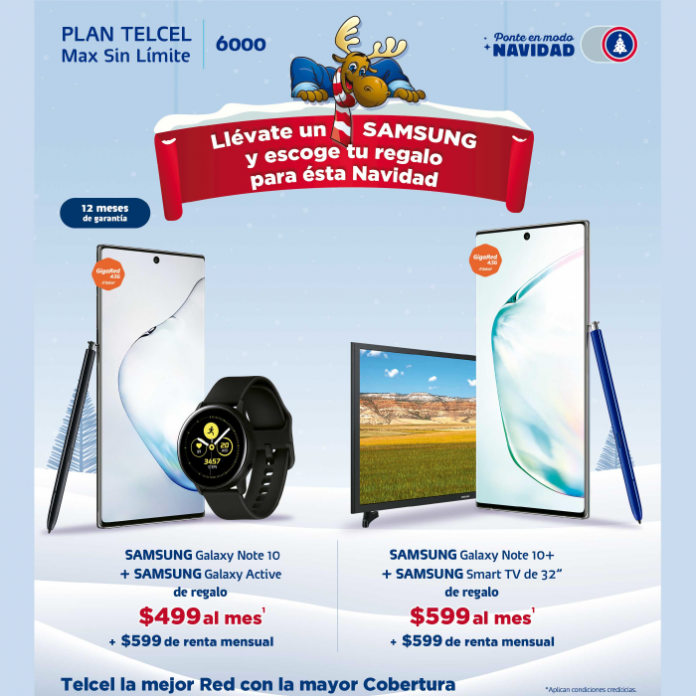 Samsung promoción Telcel