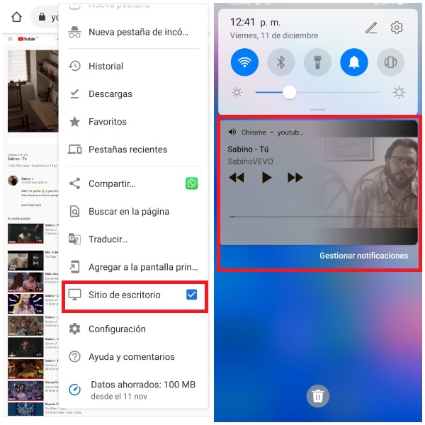 Cómo escuchar YpuTube desde Google Chrome 
