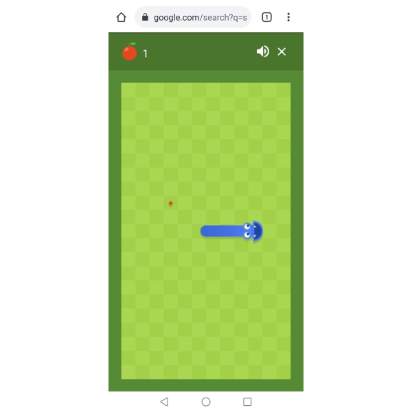 Serpiente juego gratis Google 