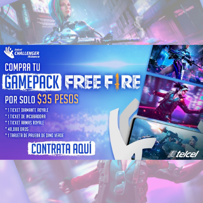 Gamepack Free Fire Telcel