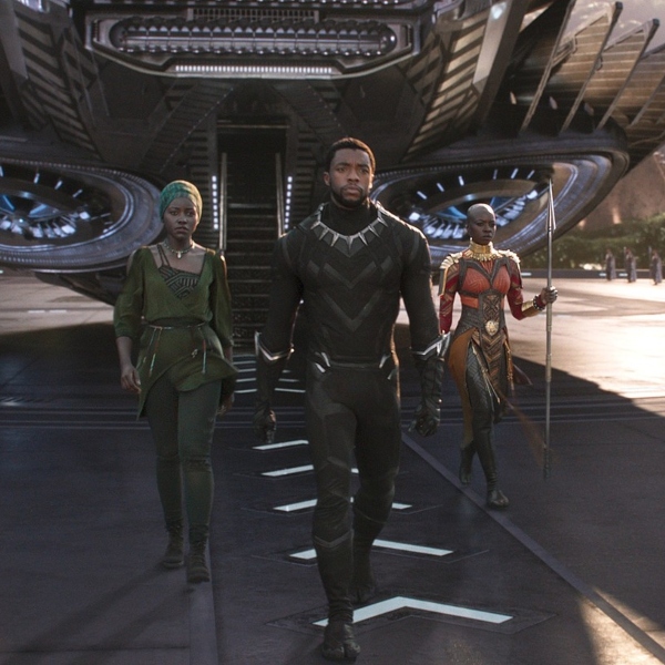 Wakanda Black Panther película escenas 