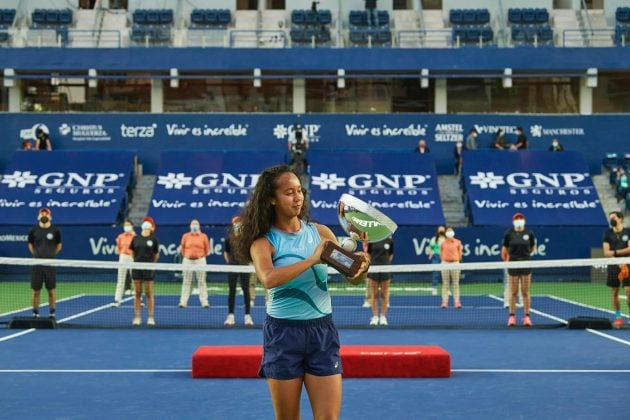 Leylah Fernández primer título en abierto de Monterrey