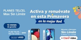 activa y renuevate esta primavera con tu plan telcel