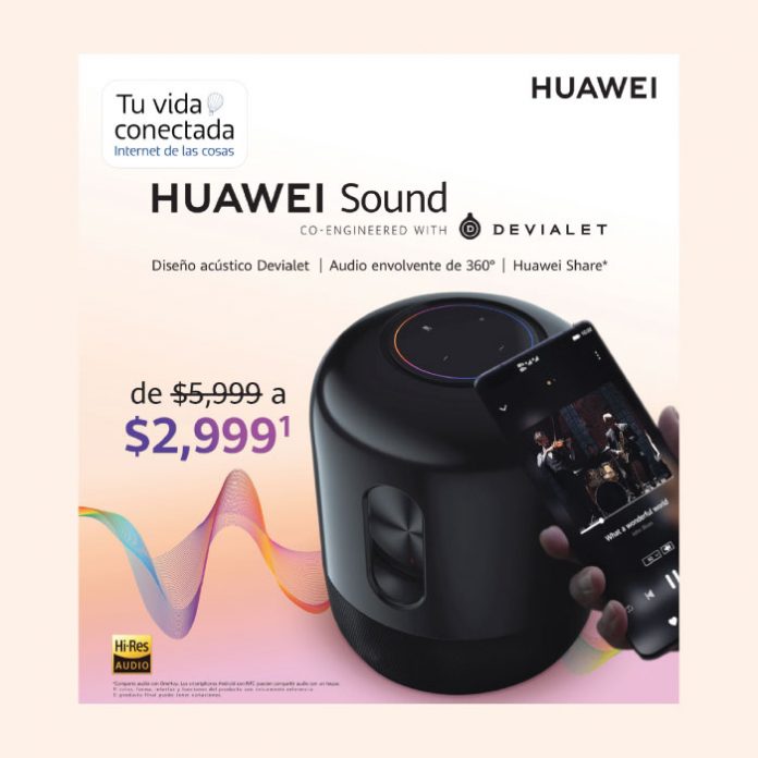 Estrena un Huawei Sound al mejor precio en Telcel