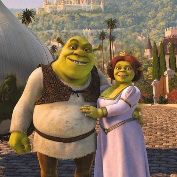Shrek y Fiona en muy muy lejano 