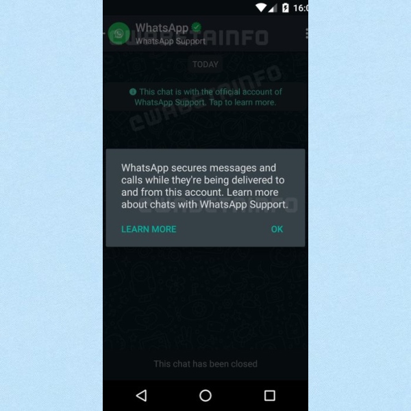 Whatsapp nuevos chats de soporte técnico WABeta Info 