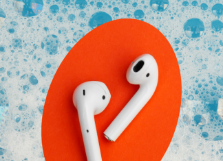 Minilavadora apra audífonos inalámbricos