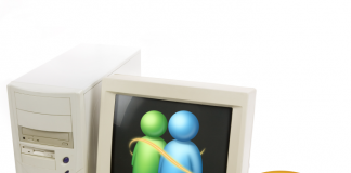 MSN Messenger computadora antigua emoji corazones