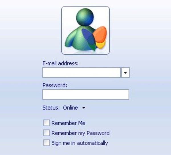 MSN Messenger iniciar sesión 