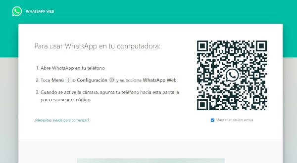 WhatsApp Web código QR 