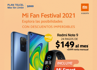 Redmi Note 9 Estrena con Xiaomi y aprovecha el Mi Fan Festival 2021