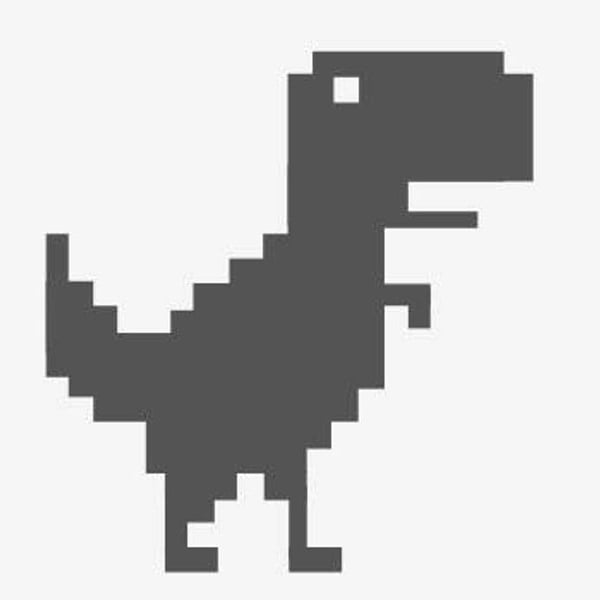 Dinosaurio de Google gráfico 