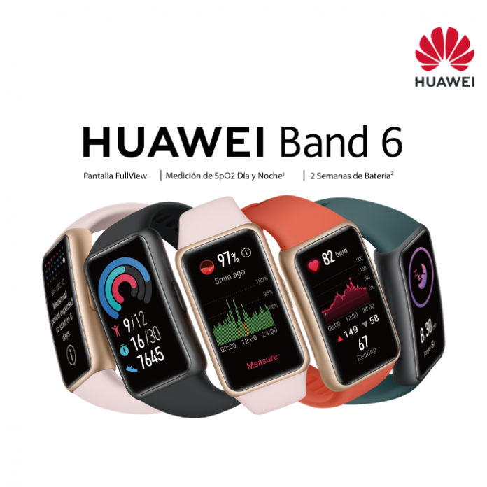 Huawei Band 6, pantalla FullViwe, dos semanas de batería
