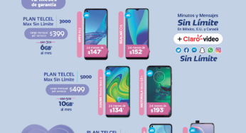 Estrena los mejores smartphones con un Plan Telcel Max Sin Límite
