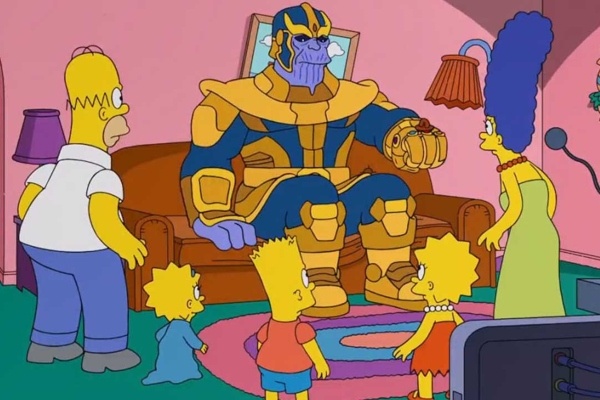 Thanos en Los Simpson, entrada de la serie- Blog Hola Telcel