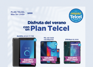 Disfruta de la mejor temporada del año estrenando un nuevo equipo con un Plan Telcel Max Sin Límite 5000. Vigencia al 07 de julio de 2021.