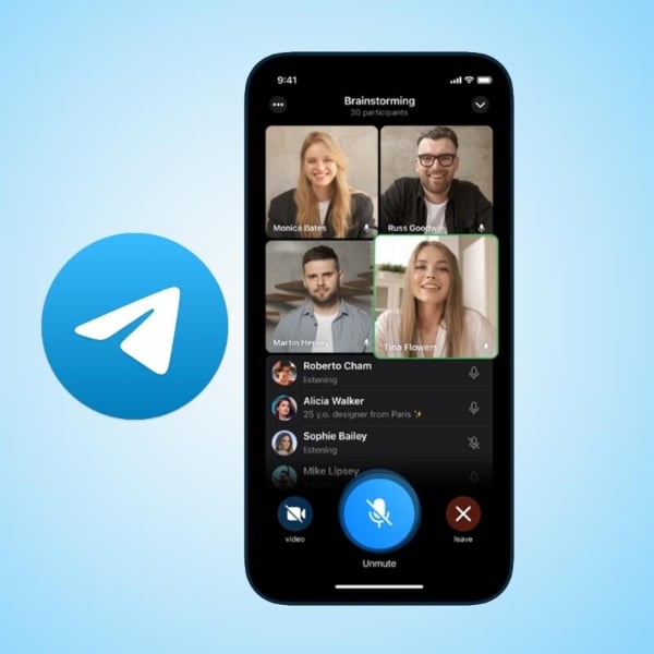 Así funcionan las nuevas videollamadas grupales en Telegram.- Blog Hola Telcel 