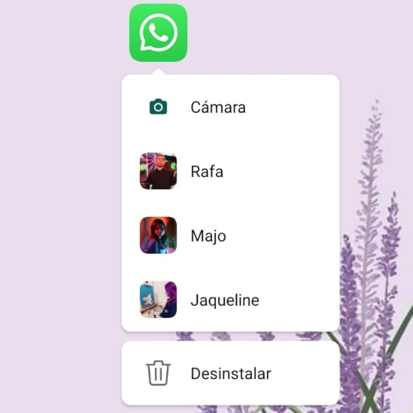 Acceso directo a contactos desde el ícono de WhatsApp.- Blog Hola Telcel 