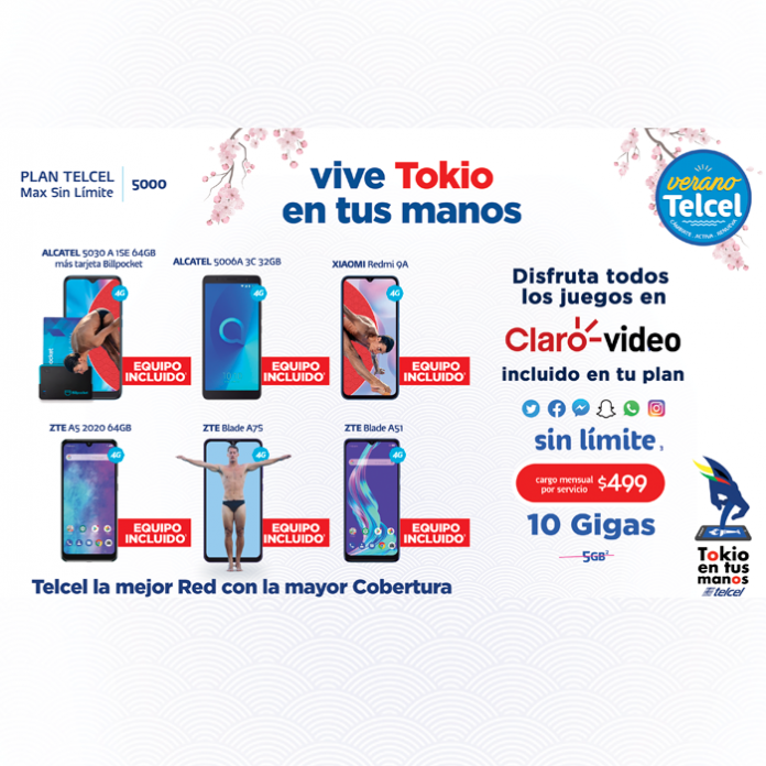 ¡Vive Tokio en tus manos con los beneficios de un Plan Telcel! Además de los increíbles beneficios de un Plan Telcel, puedes disfrutar de Tokio en tus manos y estrenar un nuevo equipo. Vigencia al 11 de agosto de 2021.- Blog Hola Telcel
