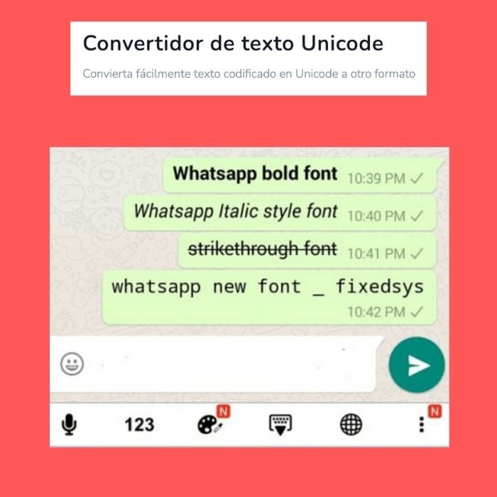 cambiar la letra en WhatsApp con Unicode - Blog Hola Telcel